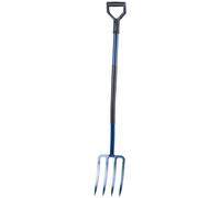Forca da giardino KADAX in acciaio con manico in legno