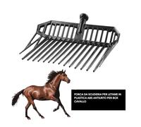FORCA DA SCUDERIA PER LETAME IN PLASTICA ABS ANTIURTO PER BOX CAVALLO