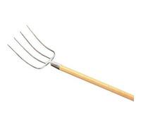 Forca fieno + manico orsatti acciaio forgiato/faggio denti 4