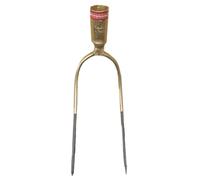 Forca forcone forche 2 denti colore oro da 28 cm. STYRIA