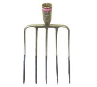 Forca forcone forche 5 denti colore oro da 34 cm. STYRIA