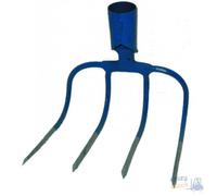 FORCA PAPILLON PER LETAME 4 DENTI CURVI