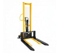 forca per pallet Impilatore con sollevamento idraulico manuale da 1500 kg, forca esterna 115 cm for lo stoccaggio in magazzino