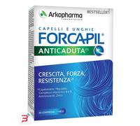 Arkopharma Integratore Capelli e Unghie Forcapil - Capelvenere, Equiseto e Vitamine - 30 compresse