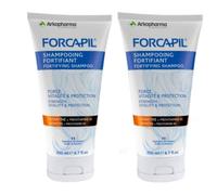 Forcapil Arkopharma Shampoo fortificante alla cheratina 200 ml con provitamina B5, confezione da 2 (2 x 200 ml)