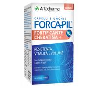 Arkopharma Forcapil Fortificante + Cheratina Integratore Capelli, 60 Capsule