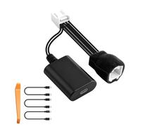 Forccord Adattatore di alimentazione per Dashcam 8 pin tipo A compatibile con Honda Civic 22-26, CR-V/HRV/Pilot 23-24, adattatore di alimentazione per Dash Cam, si collega allo specchietto retrovisore