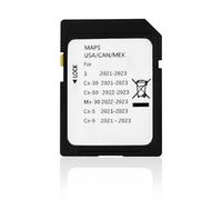 Forccord Scheda SD di navigazione di ultima versione adatta per sistema di navigazione GPS per auto 3/CX5/CX9/CX30, 2022-2023 MX30/CX50 per auto per mappe USA/CAN/MEX TD2K-66-EZ1