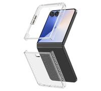 Force Case, Custodia Duo per Galaxy Z Flip 7 Glitterata Riciclata Antiurto