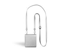 FORCE CASE FCPOUCHGZFLIPS CUSTODIA A LIBRO per Samsung Galaxy Z Flip 2/3/4/5/6, Argento