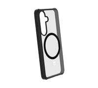 FORCE CASE Protettiva FCAIRFRMAGGS24B Cover per Samsung Galaxy S24, Nero transparente