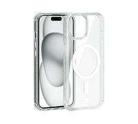 FORCE CASE Protettiva FCAIRMAGIP15T Cover per Apple iPhone 15, Trasparente