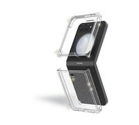 FORCE CASE Protettiva FCDUOGZFLIP6GL Cover per Samsung Galaxy Z Flip 6, Trasparente