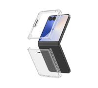 FORCE CASE Protettiva FCDUOGZFLIP7GL Cover per Samsung Galaxy Z Flip 7, Trasparente