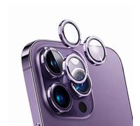 Force Glass, Salvadisplay per iPhone 14 Pro/14 Pro Max resistente, Viola