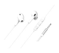 FORCE PLAY, Auricolari In-Ear con jack da 3,5 mm rinforzato, Bianco
