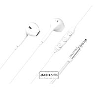 FORCE PLAY FPYKPBOUTONJACKW - Jack pulsante Force Play KP da 3,5 mm bianco