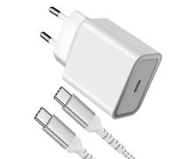 Force Power, Caricabatterie 25W Power Delivery + cavo rinforzato USB C/USB C