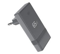 Force Power, Caricatore da Muro 2 USB-C PD 65W Serie L Shape GaN Carica Rapida