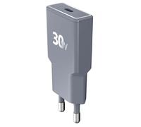 Force Power, Caricatore USB-A 30W Power Delivery UltraGaN Rapide, Grigio