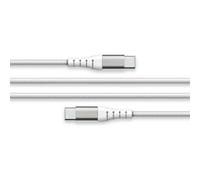 Force Power, Cavo USB C/USB C rinforzato 3 m - 3 A, Bianco