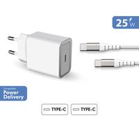 FORCE POWER LITE FPLICS25WCBLCRW - CS 1 USB C 25W + CBL C/C 1,2 m Riciclato B...
