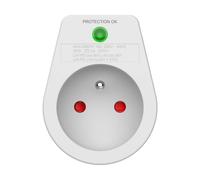 Force Power, Presa parafulmine 1 uscita Tipo E - Protezione 310J, Bianco