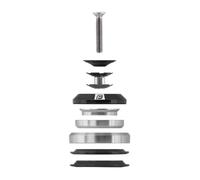 Force Serie Sterzo Integrata Taper 1 1/8´´ 1 1/2´´ Black