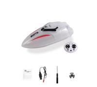 ForceAero Mini barca radiocomandata 2.4G Stunt, doppia pagaia elettrica a doppio motore, con luci LED colorate e piscina gonfiabile per giochi d'acqua interni/esterni