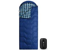 Forceatt Sacco a Pelo per Adulti, 4 Colori Diversi Coperta Sacco a Pelo per Tempo Caldo e Freddo, Perfetto per 3-4 Stagioni, con Doppia Cerniera Traspirante 215 x 80 cm.