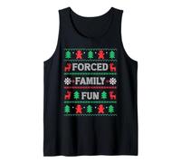Forced Family Fun Happy Christmas Funny Brutto Natale Canotta