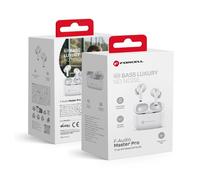 Forcell Auricolare Bluetooth Master Pro White Per Xiaomi Redmi 11 Prime 4g 5g