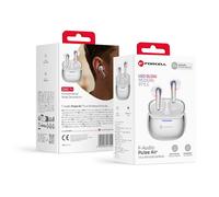Forcell Auricolare Bluetooth Pulse Air F-audio Enc White Per Zte Nubia Focus Pro