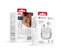 Forcell Auricolare Bluetooth Pulse Pro Stereo Acn White Per Xiaomi Redmi K50i 5g