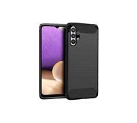 FORCELL Carbon Capa/Bolsa per Samsung Samsung Galaxy A32 5G, Black