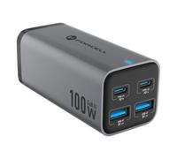 FORCELL CARICABATTERIE FAST CHARGING GAN3 VT-49 100W 2X USB-C + 2X USB 793202A