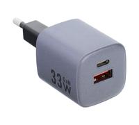 FORCELL CARICABATTERIE FAST DUAL CHARGING GAN VT-31 33W USB-C + USB 792D01A