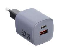 FORCELL CARICABATTERIE FAST DUAL CHARGING GAN VT-31 33W USB-C + USB 792D01A