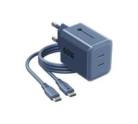 FORCELL CARICABATTERIE FAST DUAL GAN3 ORIGINAL 2X USB-C 60W AVS DARK BLU 79852AA