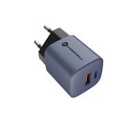 Forcell Caricabatterie Fast Gan Vt-31 33w Usb-c + Usb Per Vivo V21s 5g Y21a Y21e