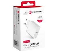 Forcell Caricabatterie Originale Usb-c 45w Per Oppo Reno2 Z Reno3 Pro 5g Reno4