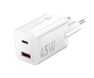 Forcell, Caricatore da rete 45W USB / USB-C PD / QC 4.0 Ulta-Compact GaN III