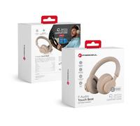 Forcell Cuffie Bluetooth 5.3 F-audio Beat Crema Per Wiko View 2 Go Plus Pro Lite