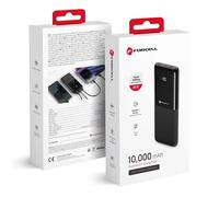 Forcell F-energy Power Bank 10000mah Dual Usb Per Motorola Edge 60 Fusion Pro