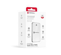 Forcell F10k8 Power Bank 10000mah Mag Safe 15w Usb-c White Per Htc U23 Pro U24