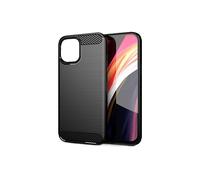 FORCELL in Silicone Forcell Carbon Capa/Bolsa per Apple Apple iPhone 14 Plus, Black