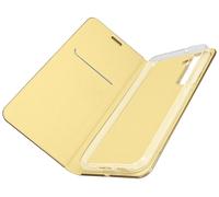 FORCELL Luna book CUSTODIA per Samsung Galaxy S22 Plus, Dorato