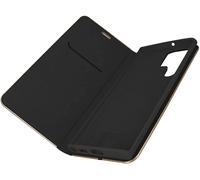 Custodia Samsung Galaxy S22 Ultra Portacarte Forcell Luna Book Gold Nera