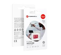Forcell Memory Card F-data Microsd Hc 128 Gb Cl 10 Per Oppo A74 4g 5g A76 A77 A8