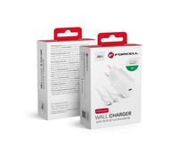 FORCELL RICAMBIO CARICABATTERIE CASA 20W 3A CAVO PER APPLE 8 PIN WHITE 78E02FA